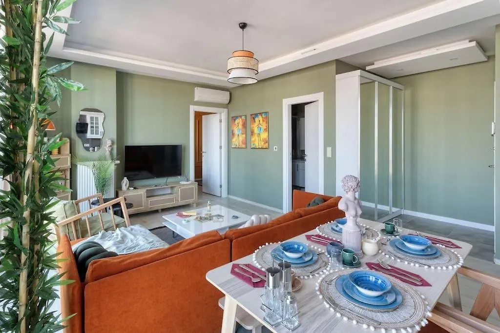 Scandinavian Style Artful Apartment In Residence Istanbul 0*,
